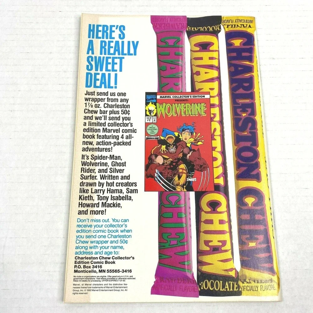 Marvel Spider-Man Comic Book 26 30th Anniversary Hologram Cover September‎ 1992